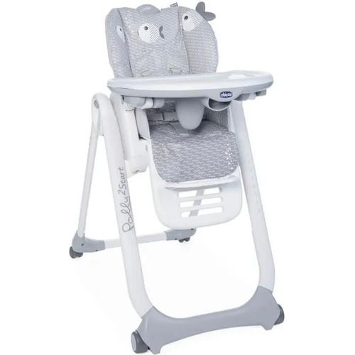 Chaise Haute Polly 2 Start - 4 Roues - Dots - Chicco