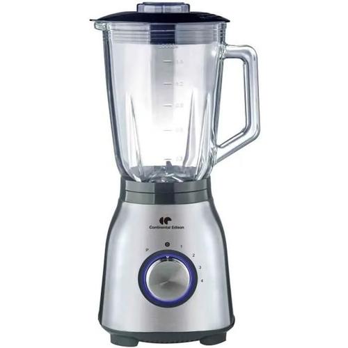 Continental Edison CEBL1000IN - Bol mixeur blender - 1.5 litres - 1 kWatt - acier inoxydable