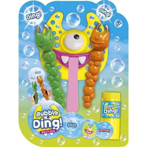 Jeu Bulles De Savon - Lansay - 25640 - Bulles Party - Bubble Ding Duo Electronic
