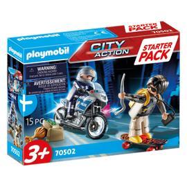 Playmobil® - Police poste de police et cambrioleur - 70568 - Playmobil® City  Action