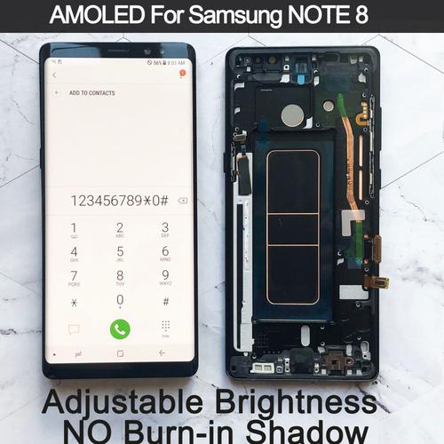 Écran Tactile Lcd Super Amoled De Remplacement 6 3 Pouces Pour Samsung Galaxy Note 8 N950 N950f N950n Original