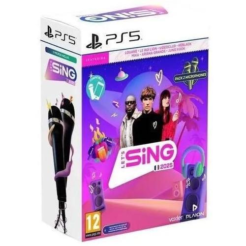 Let's Sing 2025 + 2 Microphones Ps5