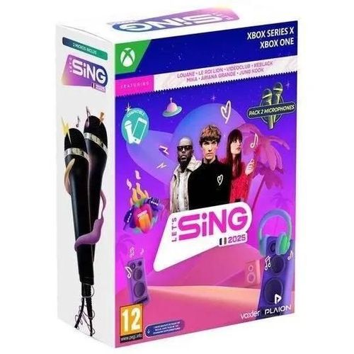 Let's Sing 2025 + 2 Microphones Xbox Serie S/X
