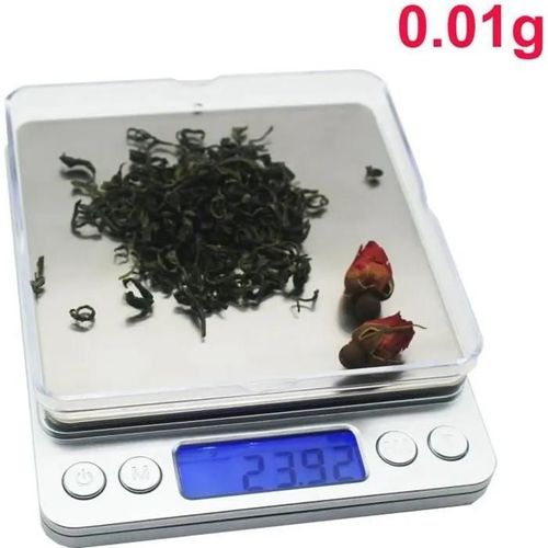 Balance Precision 0.01g-500g Pese Numérique Professionnelle De Cuisine Haute Précision Balance Culinaire Électronique +2 Plate