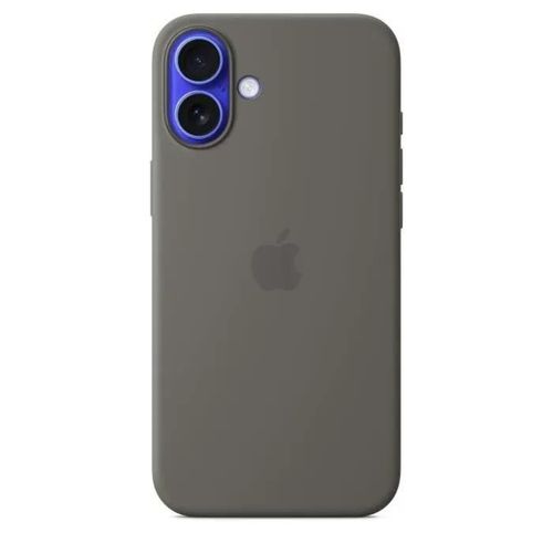 Apple - Coque De Protection Pour Téléphone Portable - Compatibilité Avec Magsafe - Silicone - Gris Pierre - Pour Iphone 16 Plus