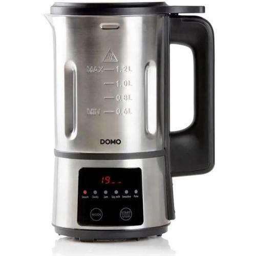 DOMO My Soup Express DO727BL - Soupière - 1.2 litres - 900 Watt - acier inoxydable