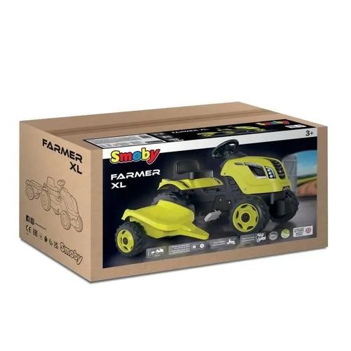 Tracteurs Tracteur Farmer Xl Vert+Remorque