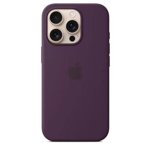 Apple - Coque De Protection Pour Téléphone Portable - Compatibilité Avec Magsafe - Silicone - Lie-De-Vin - Pour Iphone 16 Pro