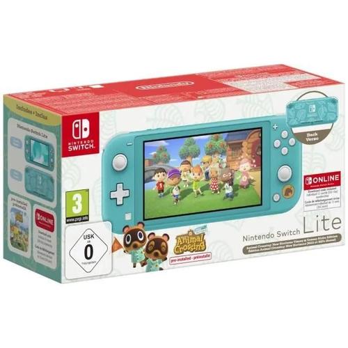 Console Lite Animal Crossing Turquoise Edition Limitée 2024 Nintendo Switch Nintendo