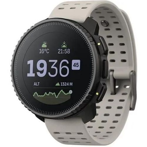 Suunto Vertical - Polyamide Renforcé De Fibres De Verre - Montre De Sport Avec Bracelet - Silicone - Taille Du Poignet : 125-175 Mm - Affichage 1.4" - Bluetooth - 86 G - Noir Sable
