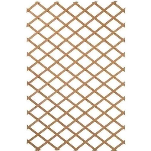 Nature Palissade de jardin 100 x 200 cm Bois Naturel