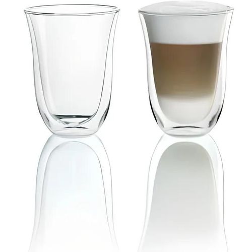 Lot De 2 Tasses Latte Macchiato - Delonghi - Contenance 22 Cl - Double Parois