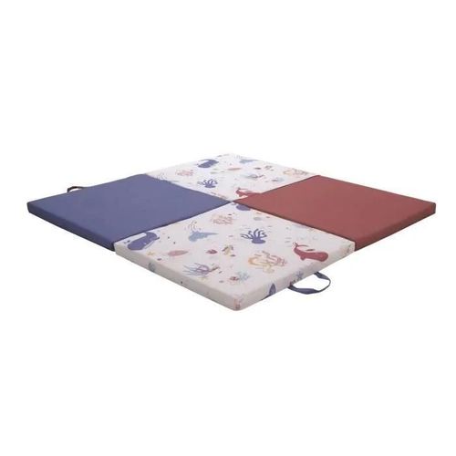 Tineo Tapis Malin Trésors De L'océan 3 En 1 - Evolutif - Déhoussable - 120x120 Cm -