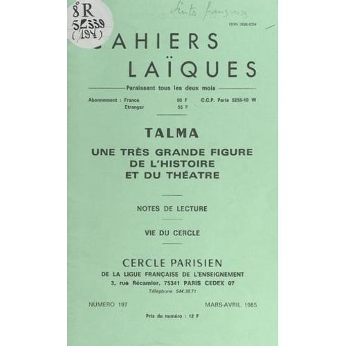 Talma : Une Très Grande Figure De L'histoire Du Théâtre