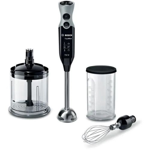 Bosch ErgoMixx MSM67160 - Mixeur à main - 750 Watt - noir/gris