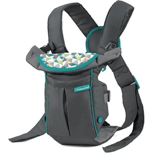 Porte-Bébé Ventral Swift Classic Avec Bavoir Gris De Infantino