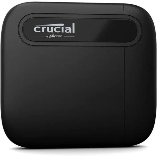 Crucial X6 - SSD - 1 To - externe (portable) - USB 3.1 Gen 2 (USB-C connecteur) - noir