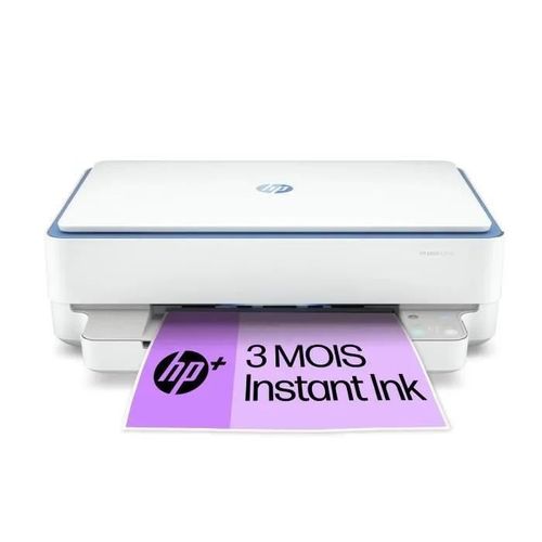 Imprimante HP Envy 6010e tout-en-un jet d'encre couleur - Idéal pour la création - 6 mois d'Instant Ink inclus avec HP+