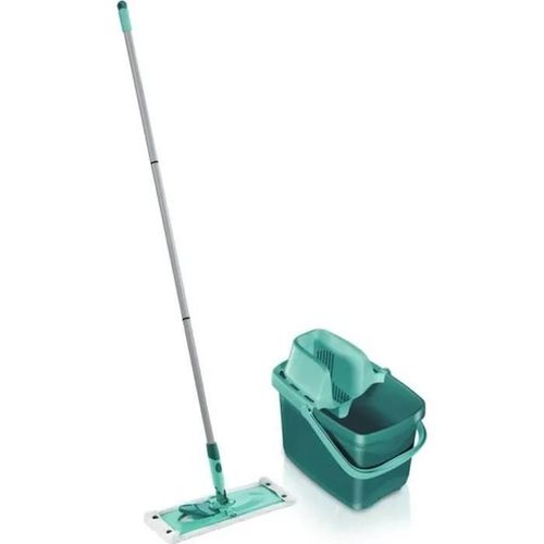 Leifheit 55356 Set Complet Pour Le Lavage Des Sols Seau / Balai / Serpillère Micro Duo