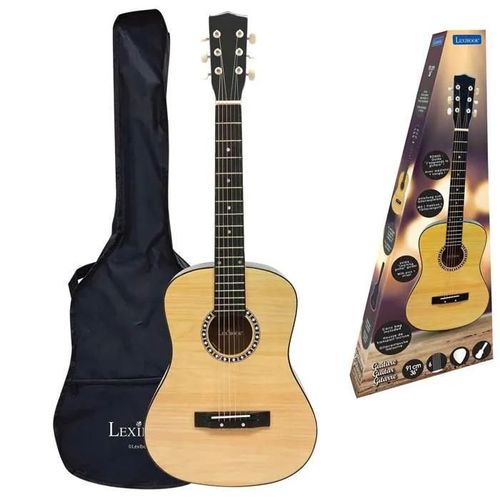 Lexibook Guitare Acoustique En Bois + Housse
