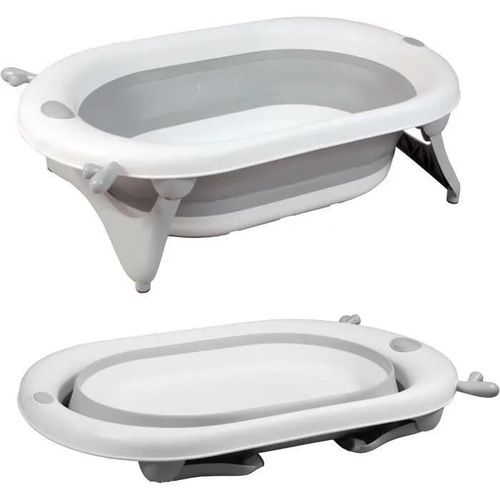 Baignoire Pliante - 23x80x49 Cm - Gris Blanc - Looping