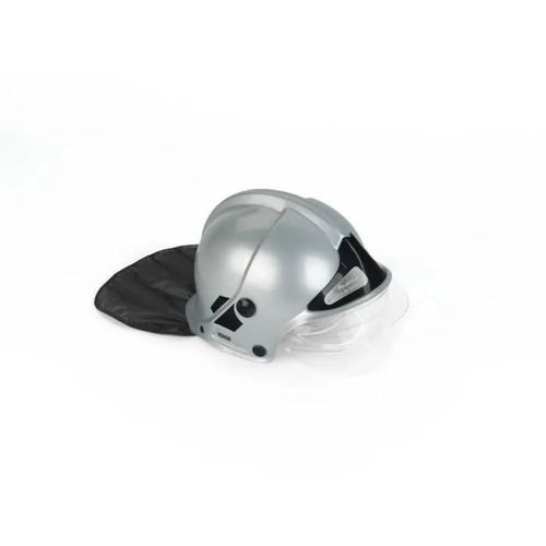 Fire Fighter Henry Casque De Pompier F1 Avec Visière, Argent