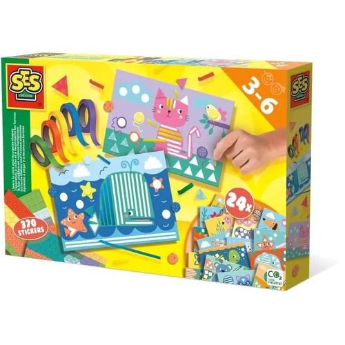 Gommettes : J'apprends À Coller Et À Reconnaître Les Formes
