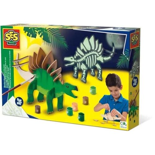Dinosaure En Bois Qui Brille Dans Le Noir