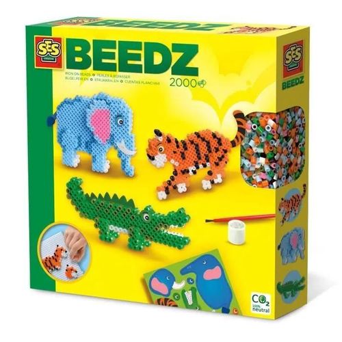 Ses Creative Beedz Perles À Repasser - Animaux Safari, 5 An(S), Garçon/Fille, Enfant, Multicolore, 2000 Pièce(S), Pas Pour Les Enfants De Moins De 36 Mois