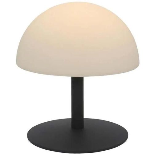 Lampe De Table Sans Fil Neptune Rock Gris Plastique H20cm