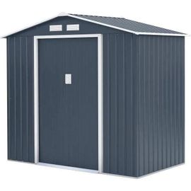 Abri De Jardin Acier 2.7 M2. Avec Kit D'ancrage Inclus