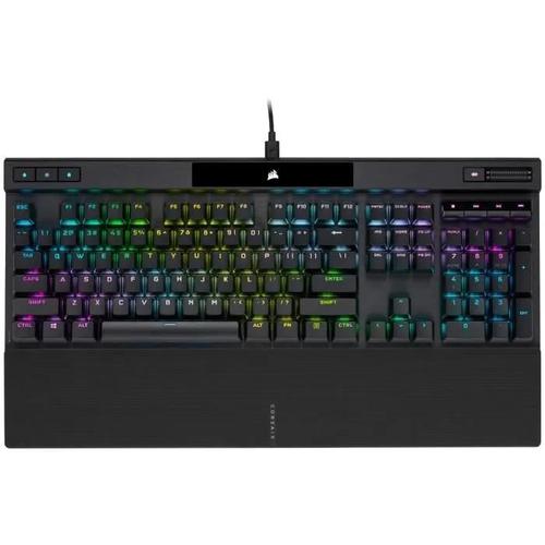 CORSAIR Gaming K70 RGB PRO - Clavier - rétroéclairé - USB - AZERTY - Français - commutateur : CHERRY MX Red - aluminium brossé noir anodisé