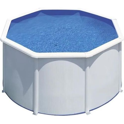 Piscine ronde acier Ø2,60m x H: 1,22m - Filtration à sable