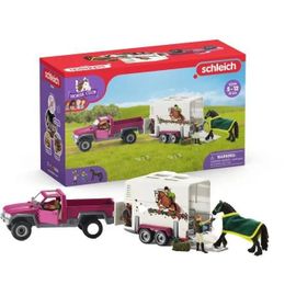 Pick-Up Avec Remorque Pour Cheval - Schleich - 42346 - A Partir De 5 Ans