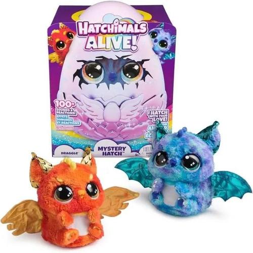 Spin Master Draggle Hatchimals Alive Eclosion Secrete