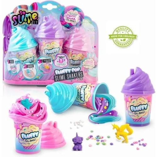 Coffret 3 Slime Shaker Fluffy