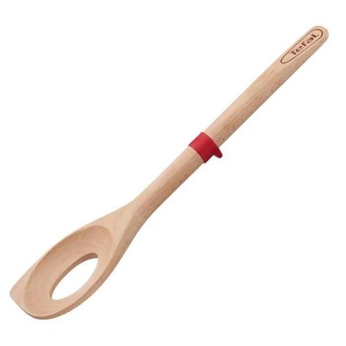 Tefal Cuillere A Risotto Ingenio - Bois Hetre Et Silicone Platinium - 32 Cm