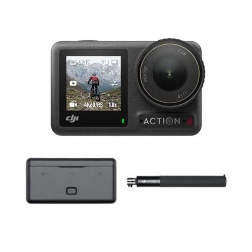 Caméra sport DJI Osmo Action 4 Adventure Combo - Capteur 1/1,3 pouce - 4K/120 ips - FOV ultra-large de 155