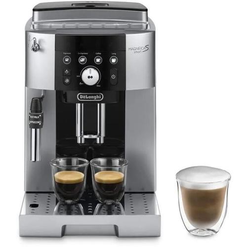 De'Longhi Magnifica S Smart ECAM250.23.SB - Machine à café automatique avec mousseur à lait - 15 bar - argent/noir