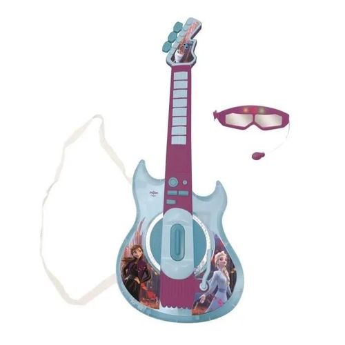 Guitare Électronique Lumineuse Avec Lunettes Équipées D'un Micro
