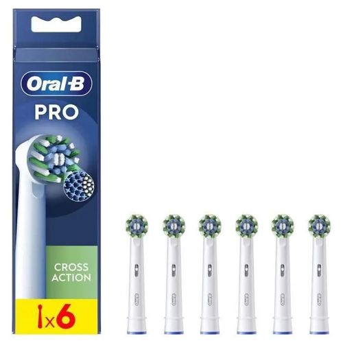 Brossette dentaire ORAL-B Brossettes Cross Action x6 X-filaments