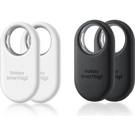Samsung Galaxy Smarttag2 (Pack De 4) Noir, Blanc - Tracker Bluetooth Localisateur D'objet Balise Anti-Perte Pour Téléphone Portable