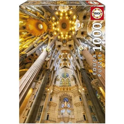 Intérieur De La Sagrada Familia - Puzzle De 1000 Pieces