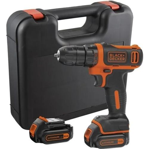 BLACK & DECKER Visseuse sans fil avec 2 batteries et un coffret 10.8 V
