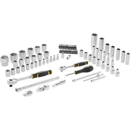 Stanley Coffret de douilles 1/4"" + 1/2"", jeu de 81 pcs, FatMax - FMMT82826-1