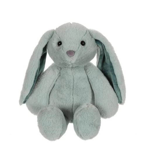 Peluche Lapin Trendy Bunny - Gipsy Toys - Vert D'eau, 28 Cm