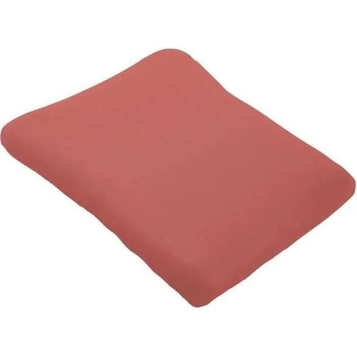 Domiva Housse Matelas A Langer - 50 X 75 Cm - Coton/Polyester - Terracotta