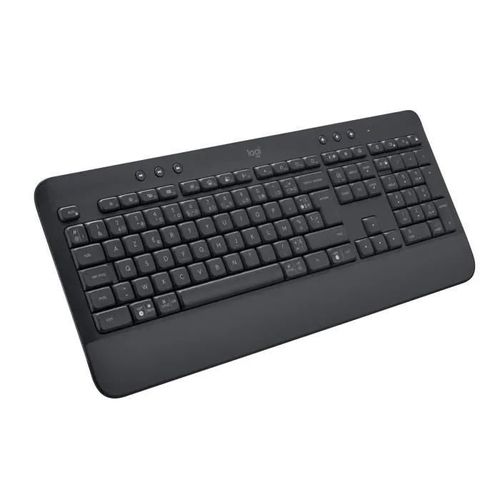 Logitech Signature K650 - Clavier - sans fil - Bluetooth LE - AZERTY - Français - graphite