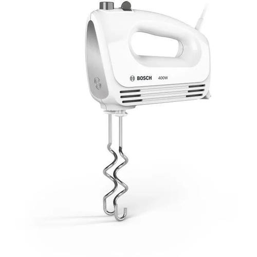 Bosch CleverMixx MFQ24200 - Batteur à main - 400 Watt - blanc/argent