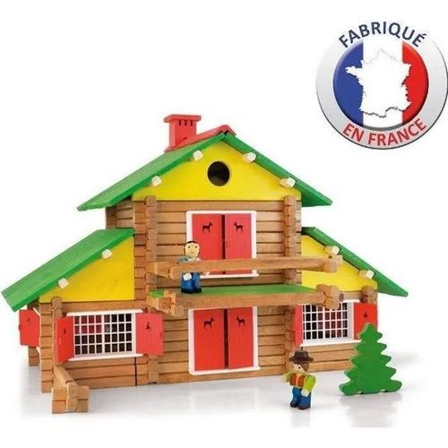 Jeu De Construction Mon Chalet En Bois - 240 Pieces